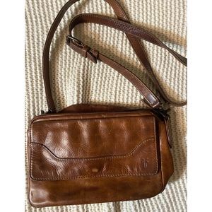 FRYE Melissa fold over vintage cross body bag